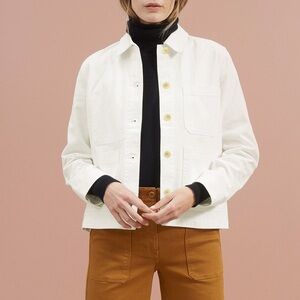 Everlane women’s white chore jacket